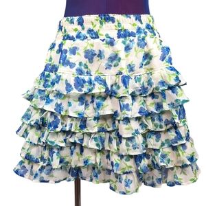 Hollister Chiffon Tiered Mini Skirt Size Medium Juniors‎